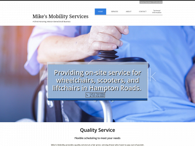 mikesmobilityservices.com snapshot
