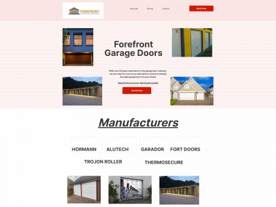 forefront-garage-doors.co.uk snapshot