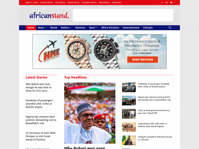 www.africanstand.com snapshot