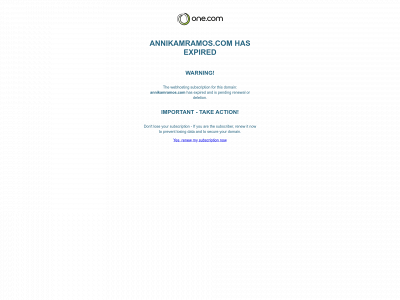 annikamramos.com snapshot