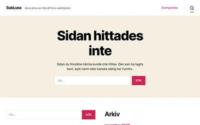 subluna.se snapshot