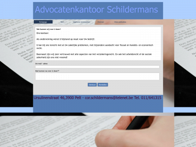 advocaatschildermans.be snapshot