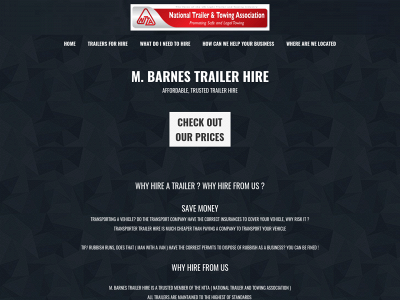 mbarnestrailerhire.co.uk snapshot