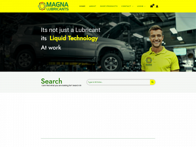 magnalubricants.co snapshot