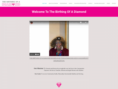 www.birthingofadiamond.org snapshot