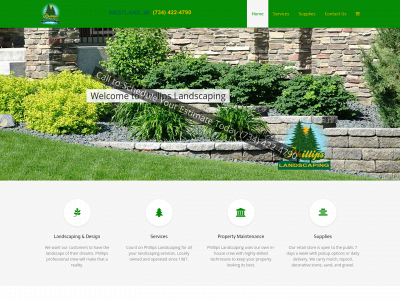phillipslandscaping.net snapshot