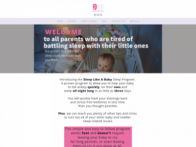 sleeplikeababysleep.com snapshot