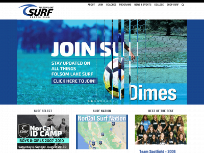 folsomlakesurf.org snapshot