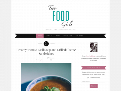 twofoodgirls.com snapshot
