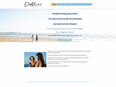 outshinecounselling.com.au snapshot