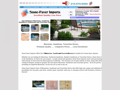 stone-paverimports.com snapshot
