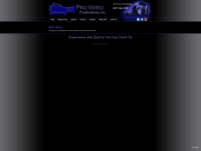 provideoprods.com snapshot
