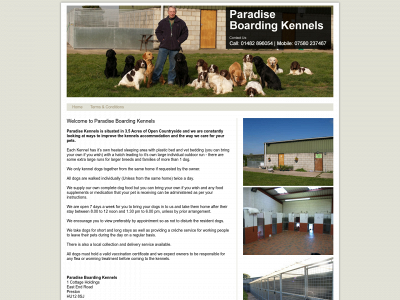 paradisekennels.co.uk snapshot