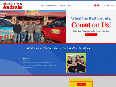audheatcool.com snapshot