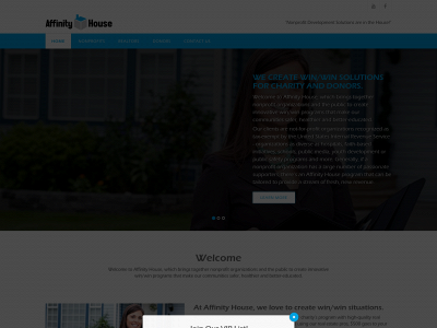 affinity-house.com snapshot