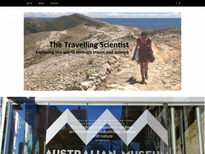 thetravellingscientist.com snapshot