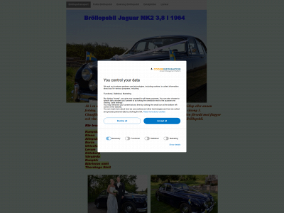 brollopsbil.nu snapshot