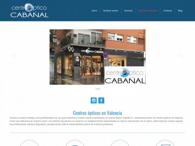 www.centroopticocabanyal.es snapshot