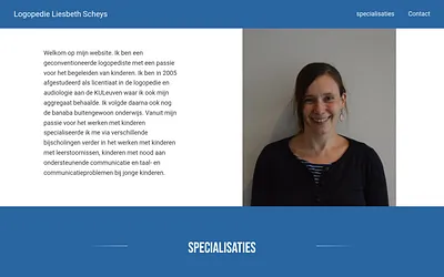 logopedieliesbethscheys.be snapshot