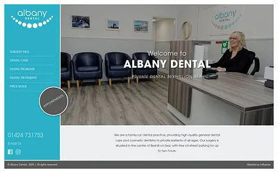 albanydental.co.uk snapshot