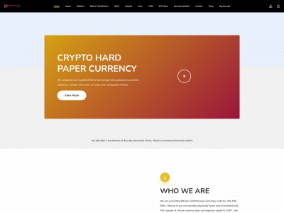 cryptohardpapercurrency.com snapshot