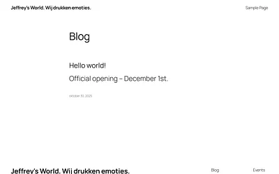 jeffreysworld.nl snapshot