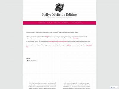 kellyemcbrideediting.com snapshot