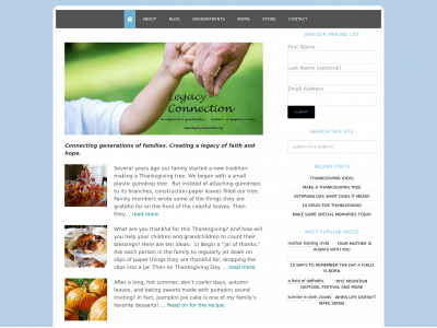 legacyconnection.org snapshot