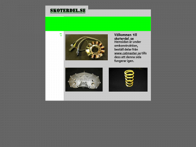 skoterdel.se snapshot