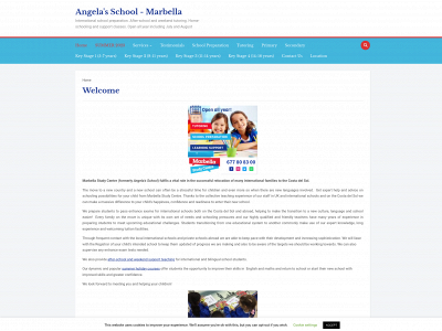 angelas-school.com snapshot