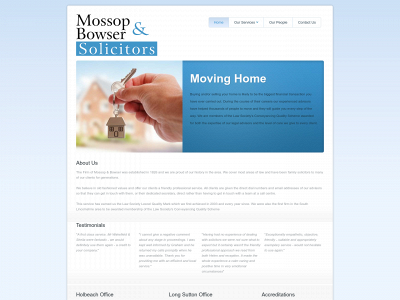 mossops.co.uk snapshot