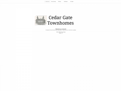 cedargatetownhomes.com snapshot
