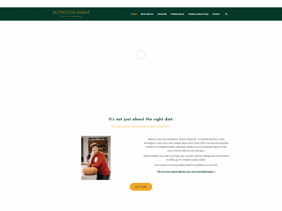 nutritionright.com snapshot