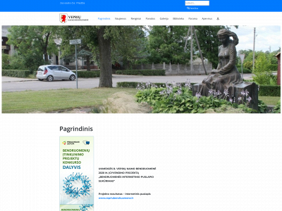 vepriubendruomene.lt snapshot