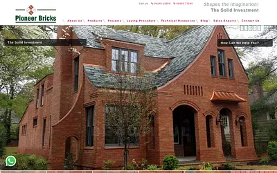 pioneerbricks.in snapshot