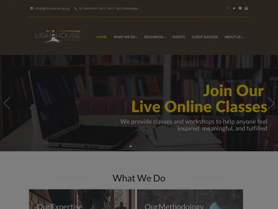 www.lighthousetraining.org snapshot