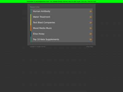 purifiedplacebo.com snapshot