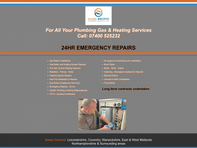 markbrownplumbing.com snapshot