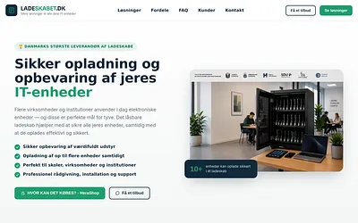 ladeskabet.dk snapshot