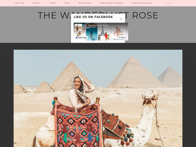 thewanderlustrose.com snapshot