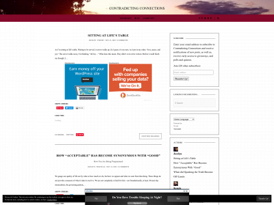 contradictingconnections.com snapshot