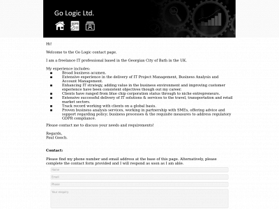 go-logic.co.uk snapshot
