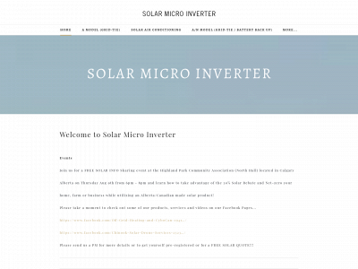 solarmicroinverter.ca snapshot