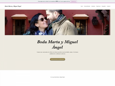 bodamartaymiguelangel.com snapshot