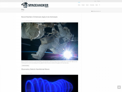 spacehacker.com snapshot