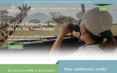 safetravelshealth.com snapshot