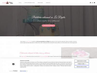 www.elegantcakes.es snapshot