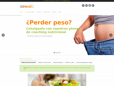 alimente.es snapshot