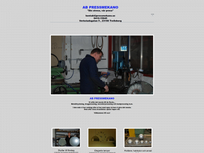 pressmekano.se snapshot