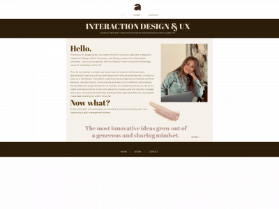 saraharfstrom.com snapshot